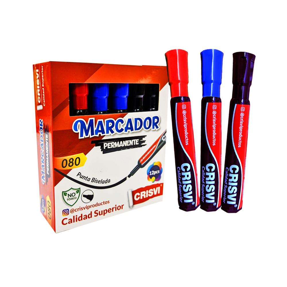 Portaclip | Marcador Permanente Crisvi